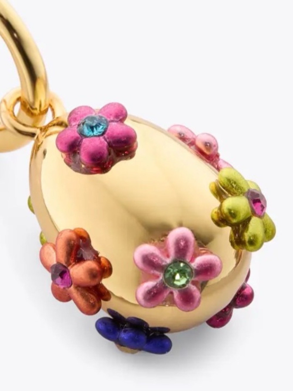 New Kurt Geiger RAINBOW FLORAL EARRINGS - Picture 2 of 9